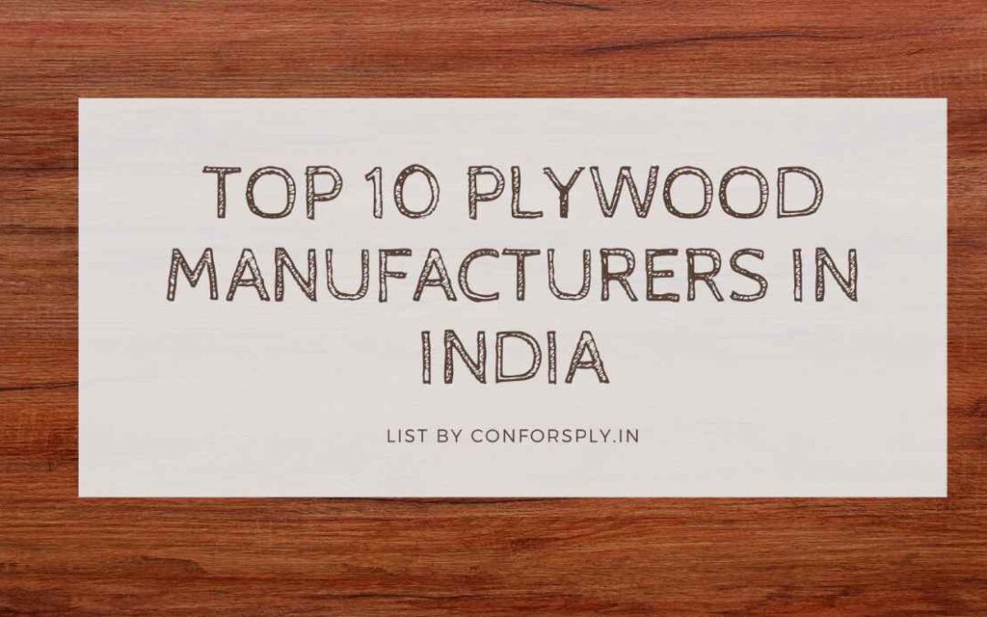 Top 10 Plywood Manufacturers In India