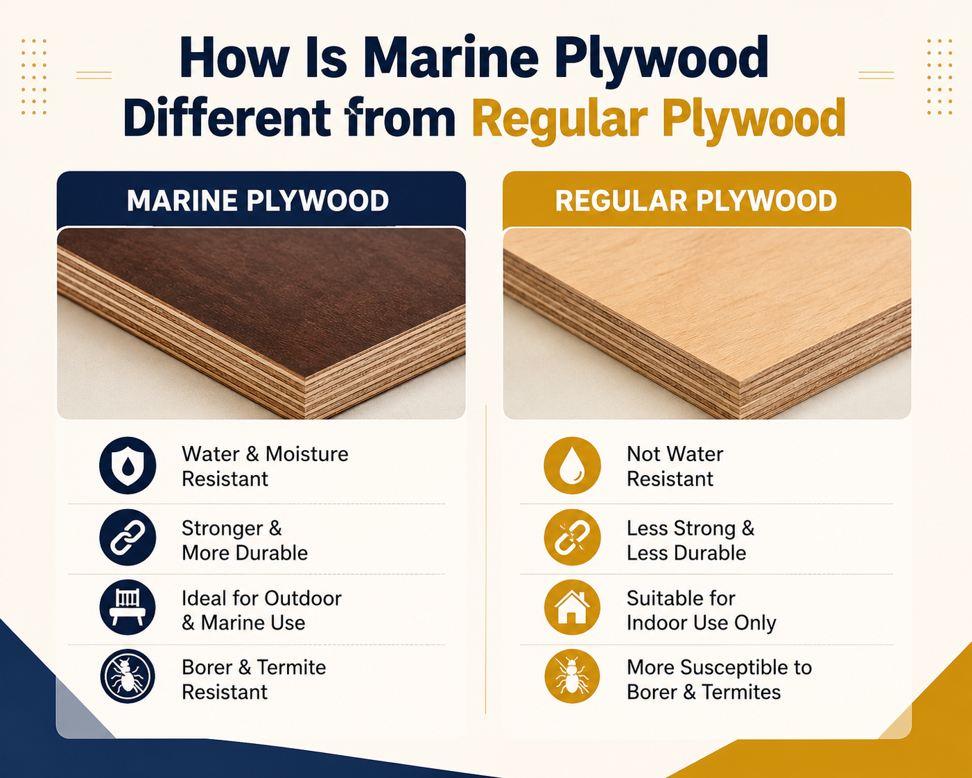 How Is Marine Plywood Different from Regular Plywood