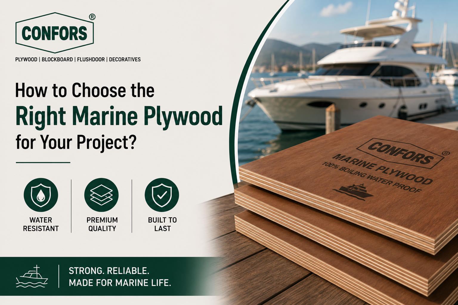 How to choose right marine plywood for your project