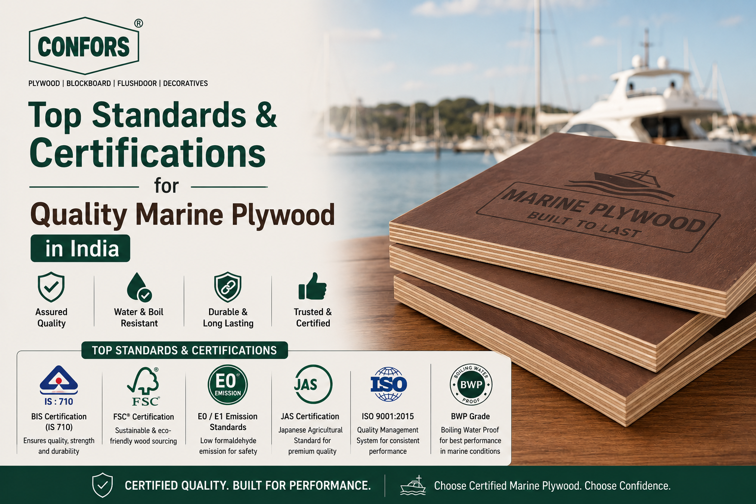 Top Standards & Certifications for Quality Marine Plywood in India