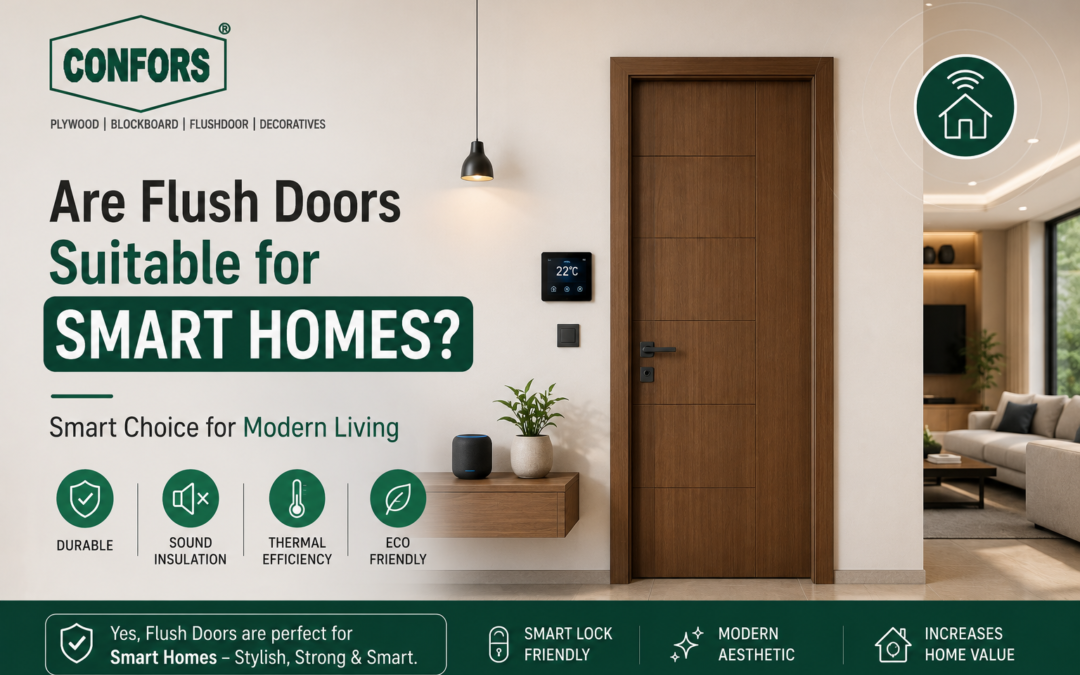 Are Flush Doors Suitable for Smart Homes?