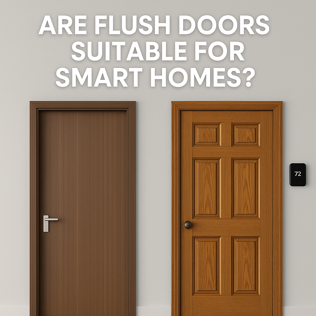 Are Flush Doors Suitable for Smart Homes?