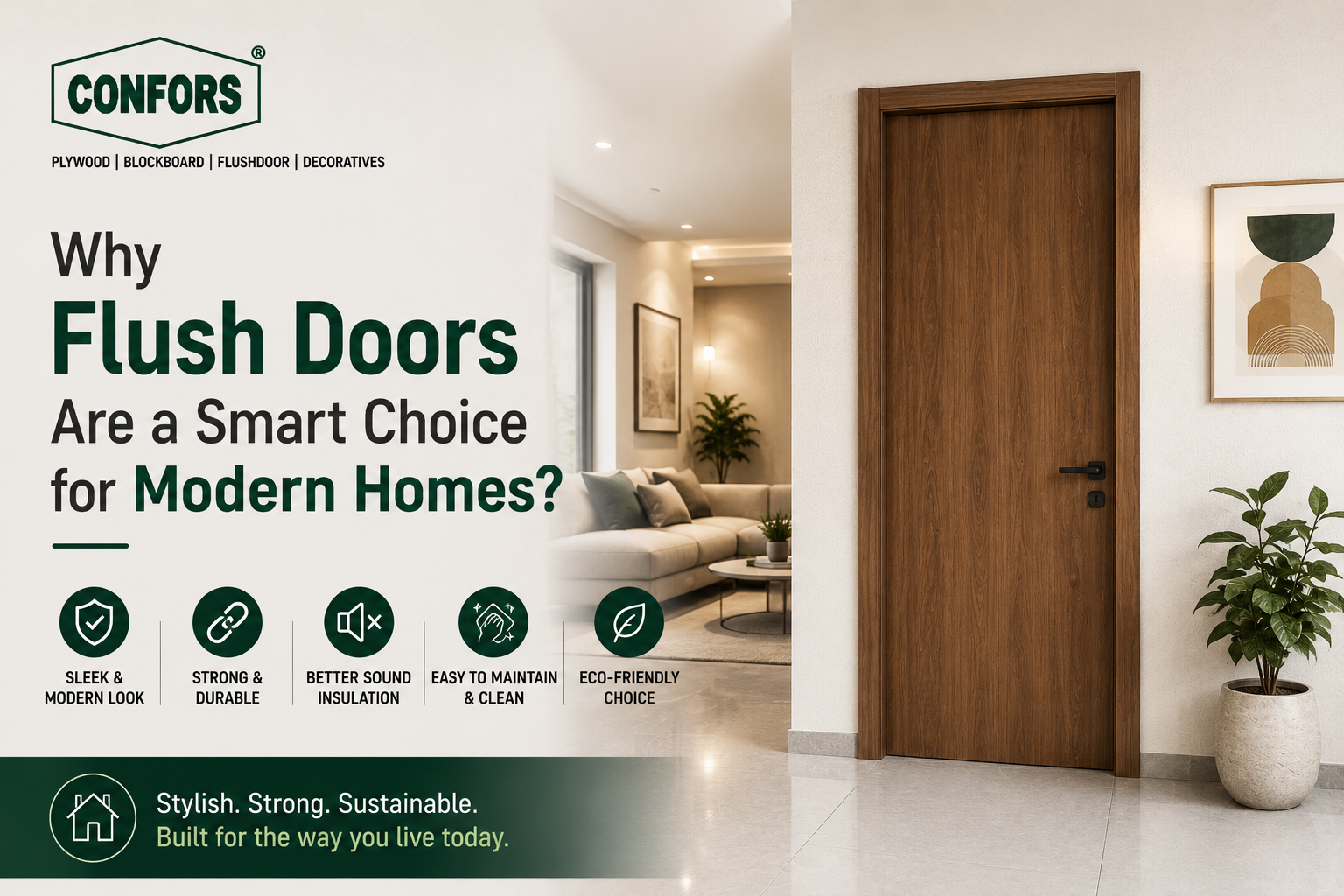 Why Flush Doors Are a Smart Choice for Modern Homes